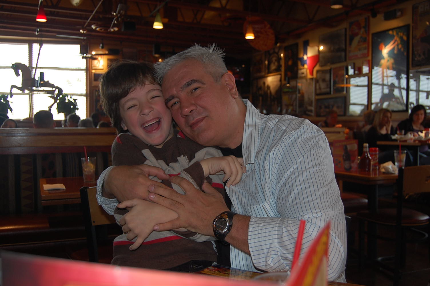 Me and my son KJ, after Bookfest in Cedar Hill, TX.